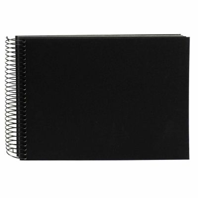 Spiralalbum 24x17cm Leinen 40 schwarze Seiten Spiralalbum 24x17cm Leinen 40 schwarze Seiten von Goldbuch
