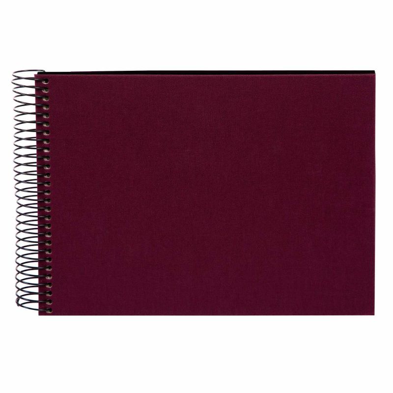 Spiralalbum 24x17cm Leinen 40 schwarze Seiten Spiralalbum 24x17cm Leinen 40 schwarze Seiten von Goldbuch