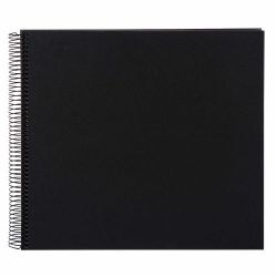Spiralalbum 30x35cm Leinen 40 schwarze Seiten Spiralalbum 30x35cm Leinen 40 schwarze Seiten von Goldbuch