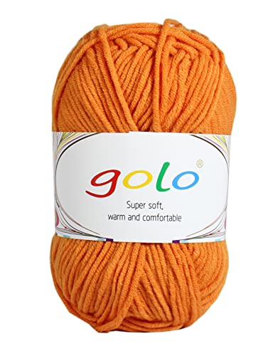 Garn für Handstricken Acrylgarn 50g Häkelgarn Acrylgarn für Häkeln von golo