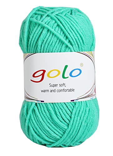 Garn für Handstricken Acrylgarn 50g Häkelgarn Acrylgarn für Häkeln von golo