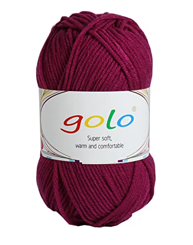 Garn für Handstricken Acrylgarn 50g Häkelgarn Acrylgarn für Häkeln Garn für Handstricken Acrylgarn 50g Häkelgarn Acrylgarn für Häkeln von golo