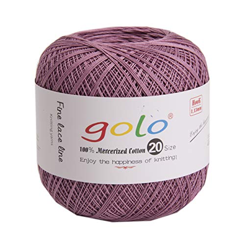 golo Häkelgarn 20 für handgestricktes Häkelgarn Garn für Handstricken 165 von golo