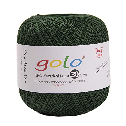 golo Häkelgarn 30 Strickgarn Garn zum Häkeln Baumwolle Häkelgarn von golo