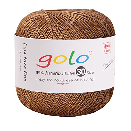 golo Häkelgarn 30 für handgestricktes Häkelgarn Gewinde häkeln Baumwollgarn golo Häkelgarn 30 für handgestricktes Häkelgarn Gewinde häkeln Baumwollgarn von golo