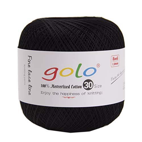 golo Häkelgarn Größe 30 Garn zum Handstricken Spitzengarn Häkelgarn zum Häkeln von golo