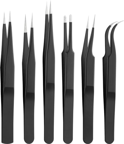 Goobay 41256 Pinzette Set mit rostfreien Flachpinzetten, Spitzpinzetten, Kreuzpinzetten plus Antistatik Goobay 41256 Pinzette Set mit rostfreien Flachpinzetten, Spitzpinzetten, Kreuzpinzetten plus Antistatik von goobay