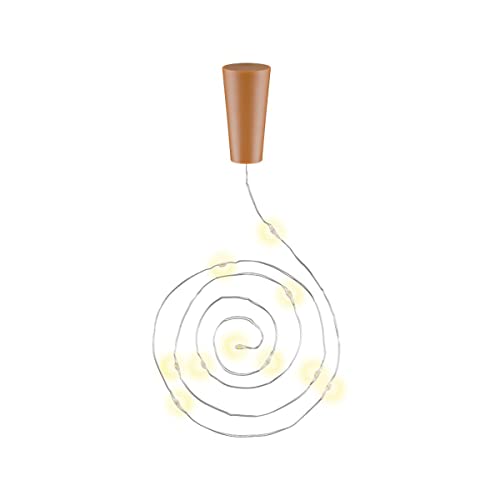 goobay 49855 Flaschenlicht mit 10 LED, 1m Lichterkette zum Einlegen in Flaschen, Deko Licht mit Batterien im Korken und Zeitschalter goobay 49855 Flaschenlicht mit 10 LED, 1m Lichterkette zum Einlegen in Flaschen, Deko Licht mit Batterien im Korken und Zeitschalter von goobay