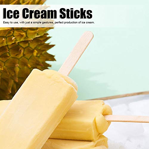 400Pcs Hölzerne Eisstangen für DIY Kunsthandwerk, Kuchenpops und Handgefertigte Projekte Ideal für Eis, Kuchen und Cremedekorationen von goodstumbler