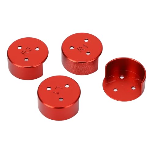 goodstumbler Avata 2 Drohnenmotor Schutzabdeckung, 4Pcs Aluminiumlegierung Drohnenzubehör, BRDRC Staubmotorkappen (Rot) von goodstumbler