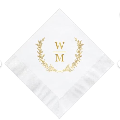 Personalisierte Servietten für Geburtstag, personalisierte Hochzeitsservietten mit Namen, personalisierte Geburtstagsservietten, Einweg-Servietten, dekorative Einweg-Servietten, Vanity Fair Everyday von gorm