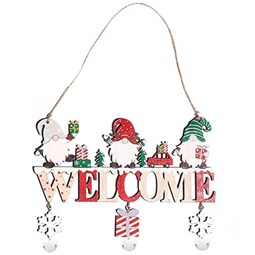 Wichtel Türschild | Weihnachtsdekorationen für Zuhause - Weihnachtsbrieftafeln schaffen eine weihnachtliche Stimmung für Schrank, Tür oder Wand Gormyel von gormyel