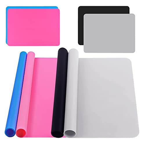 gotyou 4 Stück Silikonmatte für Epoxidharz,Tischset aus Silikon,Antihafte rutschfeste Silikon Unterlage,Silikon Matte Unterlage,Silikonmatte 30x40 cm gotyou 4 Stück Silikonmatte für Epoxidharz,Tischset aus Silikon,Antihafte rutschfeste Silikon Unterlage,Silikon Matte Unterlage,Silikonmatte 30x40 cm von gotyou