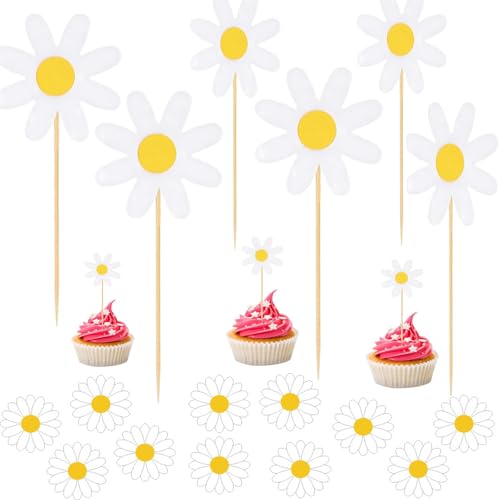 gotyou 50 Stücke Blumen Pappbecher Kuchendeko,Gänseblümchen Kuchen Deko,Tortendeko Gänseblümchen für Kinder Ein Jahr alt Geburtstag Baby Dusche Hochzeitstorte Deko Topper Gänseblümchen gotyou 50 Stücke Blumen Pappbecher Kuchendeko,Gänseblümchen Kuchen Deko,Tortendeko Gänseblümchen für Kinder Ein Jahr alt Geburtstag Baby Dusche Hochzeitstorte Deko Topper Gänseblümchen von gotyou