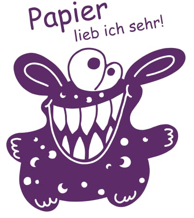 Mülltonnen Aufkleber Mülleimer Müllfresserchen "Papier Paule" für die Papiertonne, Sticker, 83-300102, Größe: 35,0 x 28,0 cm, Kontur geschnitten, Hintergrund freigestellt, Farbe anpassbar Mülltonnen Aufkleber Mülleimer Müllfresserchen "Papier Paule" für die Papiertonne, Sticker, 83-300102, Größe: 35,0 x 28,0 cm, Kontur geschnitten, Hintergrund freigestellt, Farbe anpassbar von graphits