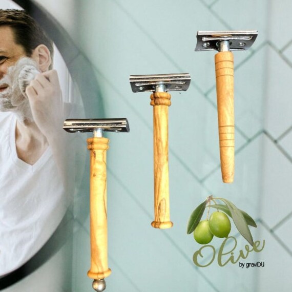 Personalisierte Rasierhobel Aus Olivenholz - Nassrasur Barber Rasur Rasieren Männer Mann Geschenk Personalisierte Rasierhobel Aus Olivenholz - Nassrasur Barber Rasur Rasieren Männer Mann Geschenk von graviDU