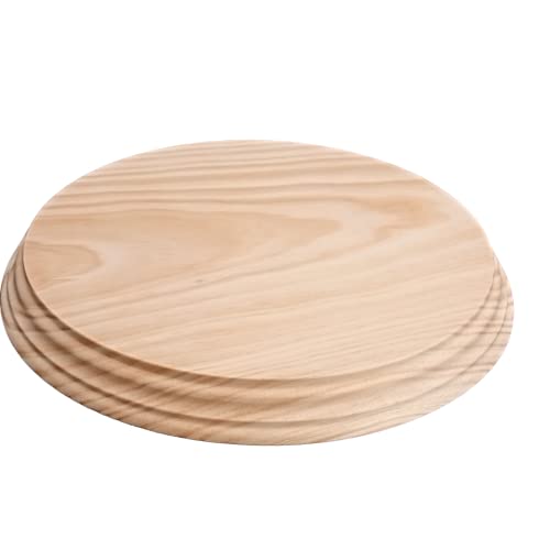 Holzfuß, rund, aus massivem Kiefernholz, gedreht, roh lackierbar, Durchmesser 24 cm. Holzfuß, rund, aus massivem Kiefernholz, gedreht, roh lackierbar, Durchmesser 24 cm. von greca