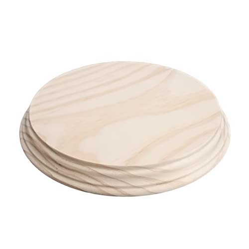 Rundes Holz, aus massivem Kiefernholz, gedreht, roh lackierbar, Durchmesser 20 cm. Rundes Holz, aus massivem Kiefernholz, gedreht, roh lackierbar, Durchmesser 20 cm. von greca
