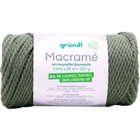 Gründl Baumwollkordel "Macramé" - Farbe 03 von Grau