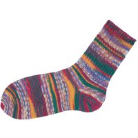 Gründl Hot Socks "Lazise" - Tannengrün/Rot/Honiggelb/Blau/Weinrot-Meliert von Multi