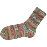 Gründl Hot Socks "Lazise" - Tannengrün/Salatgrün/Rostbraun/Kürbis-Meliert von gründl