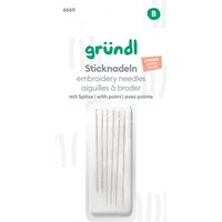 Gründl Sticknadeln mit Spitze, 6 Stück Gründl Sticknadeln mit Spitze, 6 Stück von gründl