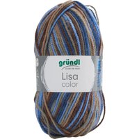 Gründl Wolle "Lisa Premium Color" - Braun/Beige/Blau von Multi