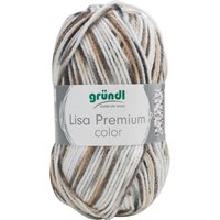 Gründl Wolle "Lisa Premium Color" - Schwarz/Grau/Weiß von Multi