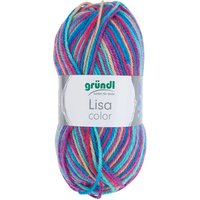 Gründl Wolle "Lisa Premium Color" - Petrol/Mint/Lila, Farbe 18 von Multi