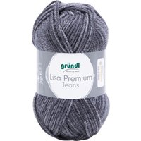 Gründl Wolle "Lisa Premium Jeans" - Schiefergrau-Meliert Gründl Wolle "Lisa Premium Jeans" - Schiefergrau-Meliert von gründl