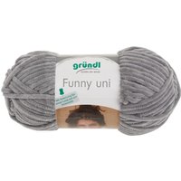 Wolle Funny Uni - Farbe 07 von Grau