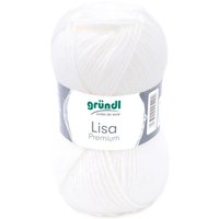 Wolle "Lisa" - Weiß von Weiß