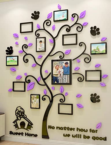 guangmu Baum 3D DIY Wandaufkleber Familie Bilderrahmen Foto Hund Sticker Wandbilder Wandkunst Wanddekoration für Schlafzimmer Wohnzimmer Kinderzimmer Hause Kindergarten guangmu Baum 3D DIY Wandaufkleber Familie Bilderrahmen Foto Hund Sticker Wandbilder Wandkunst Wanddekoration für Schlafzimmer Wohnzimmer Kinderzimmer Hause Kindergarten von guangmu