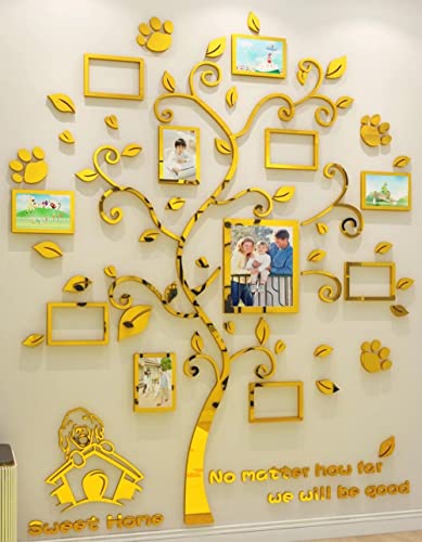 Wandtattoo Baum 3D DIY Wandaufkleber Familie Bilderrahmen Foto Hund Sticker Wandbilder Wandkunst Wanddekoration für Schlafzimmer Wohnzimmer Kinderzimmer Hause Kindergarten Wandtattoo Baum 3D DIY Wandaufkleber Familie Bilderrahmen Foto Hund Sticker Wandbilder Wandkunst Wanddekoration für Schlafzimmer Wohnzimmer Kinderzimmer Hause Kindergarten von guangmu