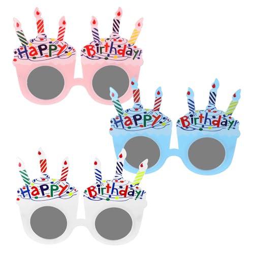 Guduling 3 Stück Sonnenbrille Geburtstag,Fotobox Accessoires Brille,Happy Birthday Brille,Happy Birthday Sonnenbrillen für Kinder und Erwachsene,Lustige Party Photo Booth Requisiten Dekorationen Guduling 3 Stück Sonnenbrille Geburtstag,Fotobox Accessoires Brille,Happy Birthday Brille,Happy Birthday Sonnenbrillen für Kinder und Erwachsene,Lustige Party Photo Booth Requisiten Dekorationen von guduling