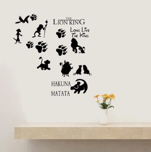 Wandaufkleber König der Löwen Baby Wandtattoo für Kinder Kinder Wandaufkleber Tapete roi lion muraux muursticker lion king28cm x 39cm Wandaufkleber König der Löwen Baby Wandtattoo für Kinder Kinder Wandaufkleber Tapete roi lion muraux muursticker lion king28cm x 39cm von guishun-A