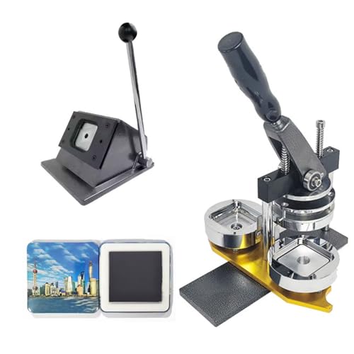50 x 50 mm quadratische Foto-Kühlschrank-Anstecker-Magnetmaschine, mit Papierschneider, DIY quadratischer Kühlschrank-Magnet-Anstecker-Knopf, robuste Metall-Kühlschrank-Foto-Magnet-Maschinenpresse 50 x 50 mm quadratische Foto-Kühlschrank-Anstecker-Magnetmaschine, mit Papierschneider, DIY quadratischer Kühlschrank-Magnet-Anstecker-Knopf, robuste Metall-Kühlschrank-Foto-Magnet-Maschinenpresse von guoyjmm