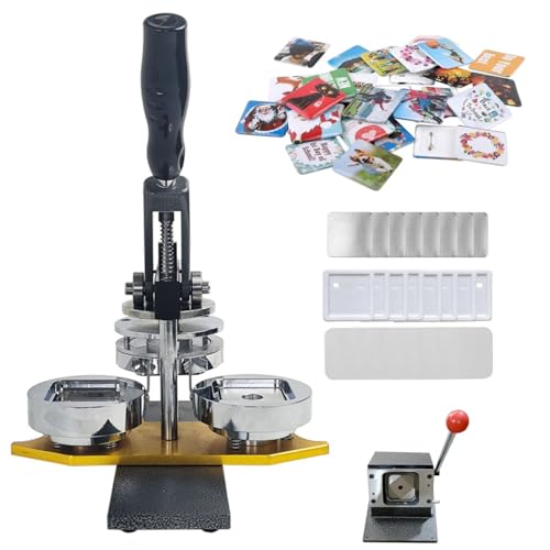guoyjmm 5 x 5 cm Kühlschrankmagnete Maker Maschine Presse Quadrat, DIY Quadrat Kühlschrankmagnet Badge Button Magnet Maker Kit, erstellen Sie benutzerdefinierte Magnete und Abzeichen leicht guoyjmm 5 x 5 cm Kühlschrankmagnete Maker Maschine Presse Quadrat, DIY Quadrat Kühlschrankmagnet Badge Button Magnet Maker Kit, erstellen Sie benutzerdefinierte Magnete und Abzeichen leicht von guoyjmm