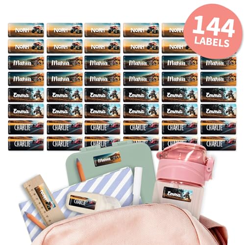 Gutmarkiert - Kleine Namensaufkleber Real World - (Vehicles, 144) von gutmarkiert