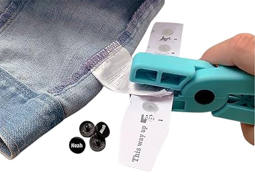 gutmarkiert – 50 personalisierbare Druckknöpfe – Personalisierbares Druckknopf Set mit Zange – Druckknöpfe ohne nähen zum markieren von Kleidung – Größe 10,7 x 7 mm gutmarkiert – 50 personalisierbare Druckknöpfe – Personalisierbares Druckknopf Set mit Zange – Druckknöpfe ohne nähen zum markieren von Kleidung – Größe 10,7 x 7 mm von gutmarkiert