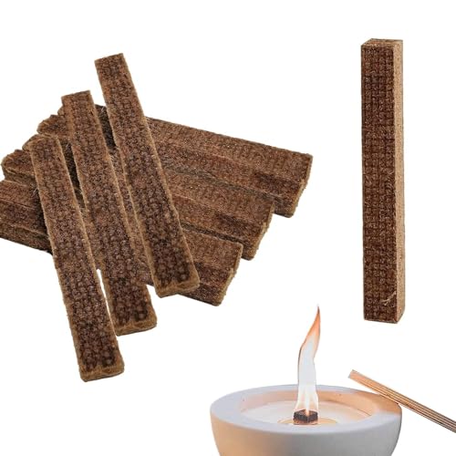 Dauerdocht für Wachsfresser, 10 Stück Dauerdocht Kerzendocht Dicke, Kerzen Docht für Betonfeuer, Schmelzlicht & Kerzenrestefresser, 1 cm Dauerdocht für Wachsfresser, 10 Stück Dauerdocht Kerzendocht Dicke, Kerzen Docht für Betonfeuer, Schmelzlicht & Kerzenrestefresser, 1 cm von gvivej