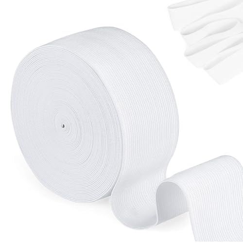 Elastisch Band, 10 Meter Gummiband, Gummiband Breit 40 mm für Hosengummi, Haushalt DIY Handwerk, Weiß Elastisch Band, 10 Meter Gummiband, Gummiband Breit 40 mm für Hosengummi, Haushalt DIY Handwerk, Weiß von gvivej