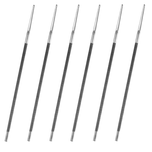 Kettensägenfeile, 6 Stück Rundfeilen für KettensäGen, Kettensäge Feilen, für manuelle Schärfen von Sägeketten, 5.5mm Kettensägenfeile, 6 Stück Rundfeilen für KettensäGen, Kettensäge Feilen, für manuelle Schärfen von Sägeketten, 5.5mm von gvivej