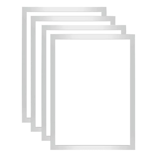 gvivej 4 Stück Diamond Painting Rahmen, 30 x 40 cm Diamant Painting Bilderrahmen, Magnetischer Rahmen, für Wanddekoration zu Hause, Silber gvivej 4 Stück Diamond Painting Rahmen, 30 x 40 cm Diamant Painting Bilderrahmen, Magnetischer Rahmen, für Wanddekoration zu Hause, Silber von gvivej