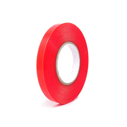 gws Doppelseitiges Klebeband 1 Rolle 15 mm x 50 m, extra stark haftend, transparentes Montageband, UV-beständig, universell einsetzbares Doppelklebeband, versch. Breiten 6-50 mm von gws