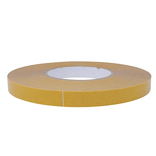 gws 1 Rolle Doppelseitiges Klebeband, stark haftend, weißes Montageband, sehr gute UV-Beständigkeit, universell einsetzbares Doppelklebeband, 50 m x 15 mm von gws