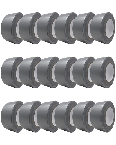 gws Gewebe-Klebeband 18 Rollen, Synthesekautschuk-Panzer-Duct-Tape, von Hand reißbar, 27 Mesh-Gewebe, Gewebeklebeband zur vielseitigen Anwendung 50 m x 48 mm, Silber gws Gewebe-Klebeband 18 Rollen, Synthesekautschuk-Panzer-Duct-Tape, von Hand reißbar, 27 Mesh-Gewebe, Gewebeklebeband zur vielseitigen Anwendung 50 m x 48 mm, Silber von gws