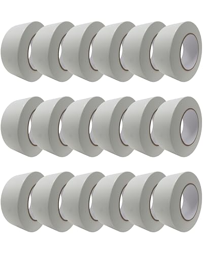 gws Gewebe-Klebeband 18 Rollen, Synthesekautschuk-Panzer-Duct-Tape, von Hand reißbar, 27 Mesh-Gewebe, Gewebeklebeband zur vielseitigen Anwendung 50 m x 48 mm, Weiß gws Gewebe-Klebeband 18 Rollen, Synthesekautschuk-Panzer-Duct-Tape, von Hand reißbar, 27 Mesh-Gewebe, Gewebeklebeband zur vielseitigen Anwendung 50 m x 48 mm, Weiß von gws