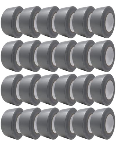 gws Gewebe-Klebeband 24 Rollen, Synthesekautschuk-Panzer-Duct-Tape, von Hand reißbar, 27 Mesh-Gewebe, Gewebeklebeband zur vielseitigen Anwendung 50 m x 48 mm, Silber. gws Gewebe-Klebeband 24 Rollen, Synthesekautschuk-Panzer-Duct-Tape, von Hand reißbar, 27 Mesh-Gewebe, Gewebeklebeband zur vielseitigen Anwendung 50 m x 48 mm, Silber. von gws