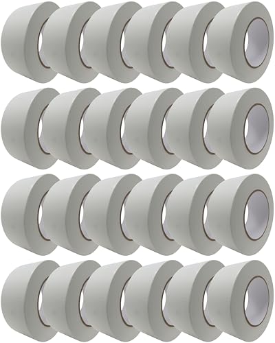 gws Gewebe-Klebeband 24 Rollen, Synthesekautschuk-Panzer-Duct-Tape, von Hand reißbar, 27 Mesh-Gewebe, Gewebeklebeband zur vielseitigen Anwendung 50 m x 48 mm, Weiß gws Gewebe-Klebeband 24 Rollen, Synthesekautschuk-Panzer-Duct-Tape, von Hand reißbar, 27 Mesh-Gewebe, Gewebeklebeband zur vielseitigen Anwendung 50 m x 48 mm, Weiß von gws
